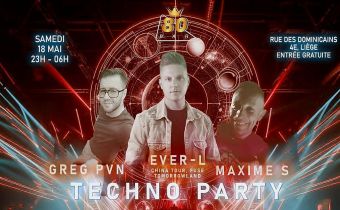 Techno party bar 80